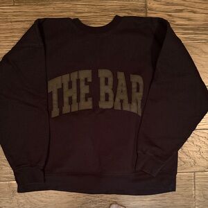 The Bar Black Sweatshirt